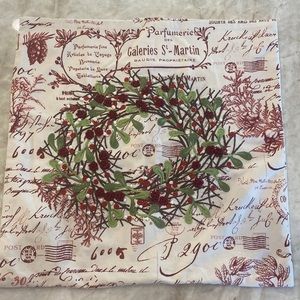 Pottery Barn 18 x 18 Christmas pillow cover